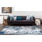 World Rug Gallery Distressed Abstract Blue/Gray/Ivory Area Rug 5'x7' 2085BLUE5X7 - alternate 10